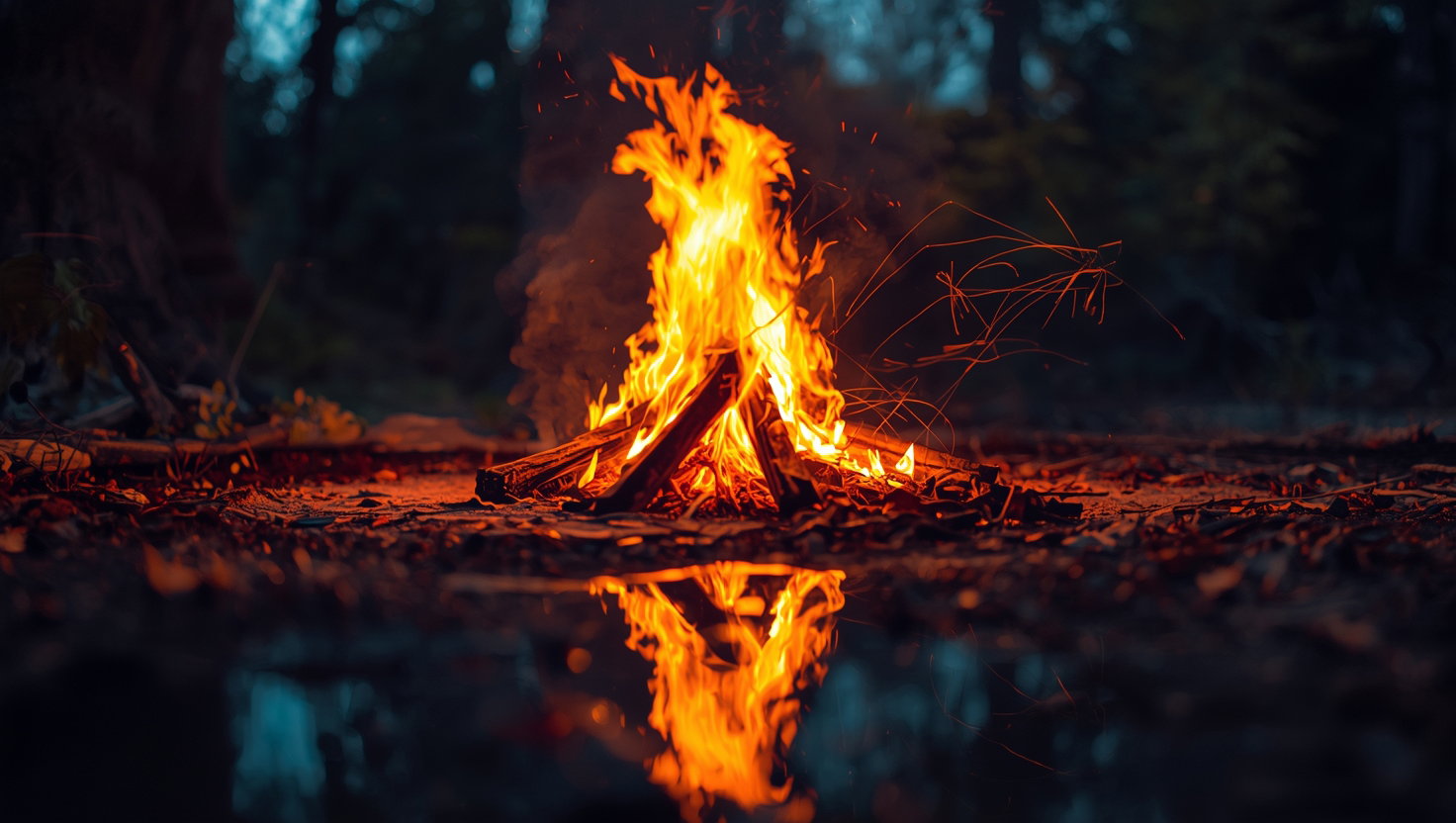 Campfire Reflections
