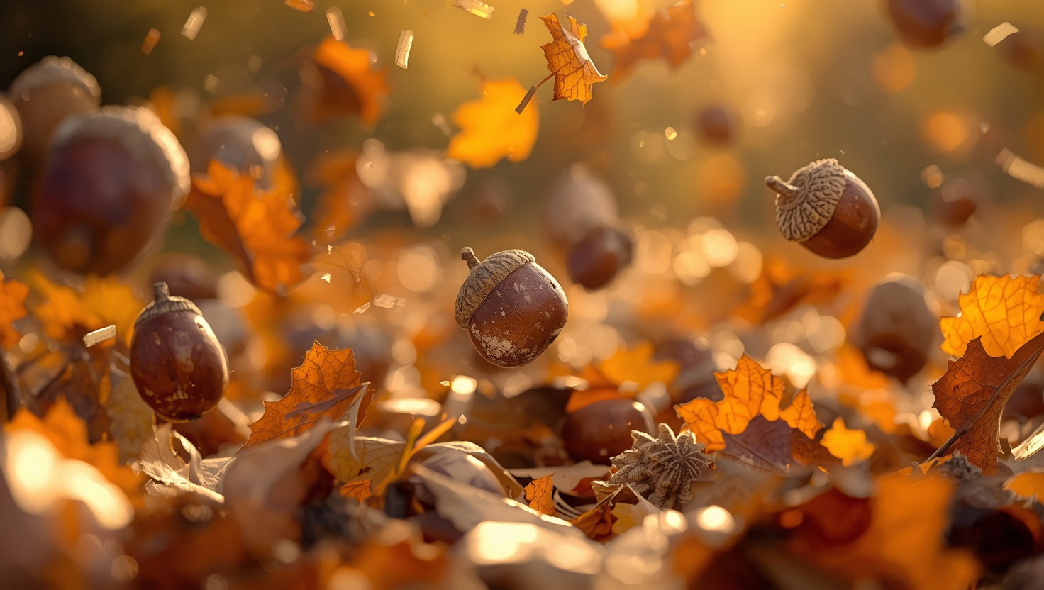 Falling Acorns