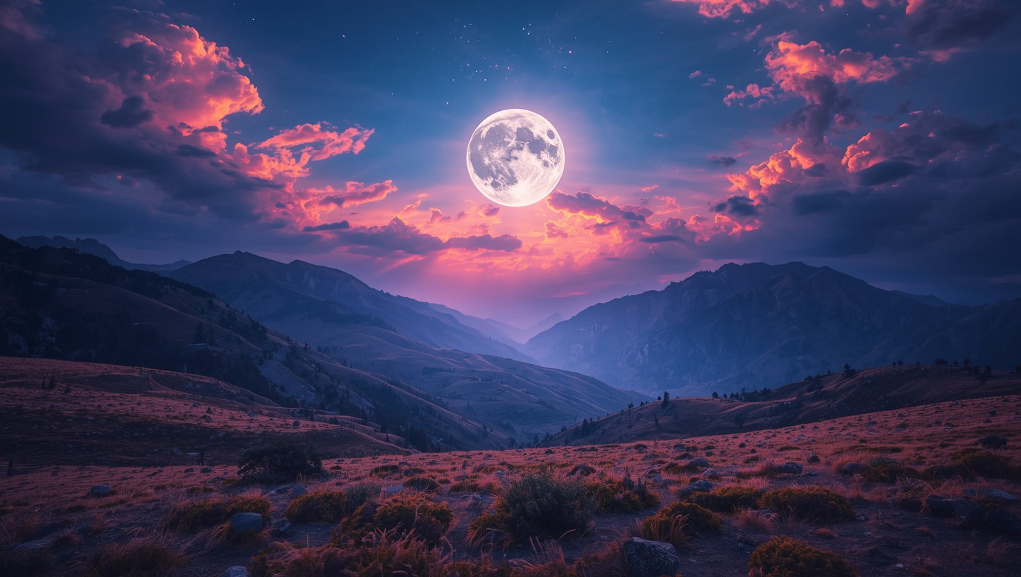 Moonlit Valley